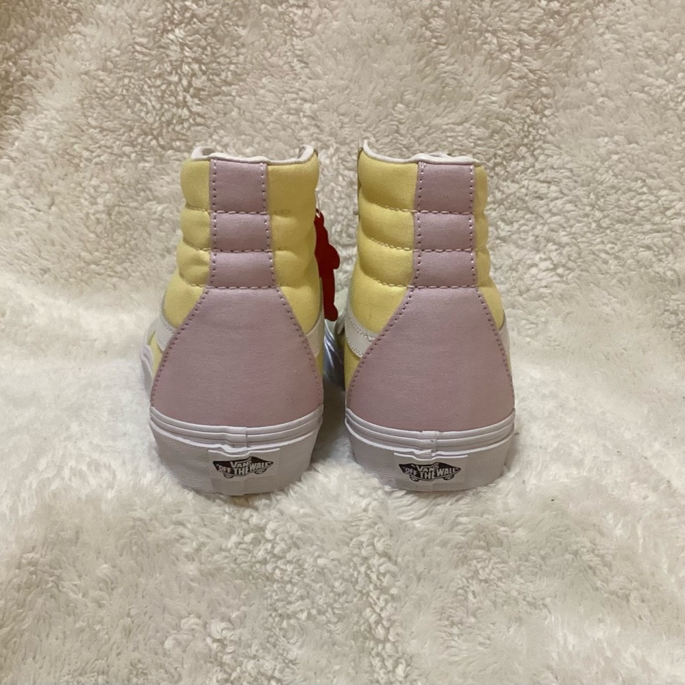 Women’s NIB pastel color-blocked VANS SK8 Hi-top sneakers/ size 9.5 - Picture 4 of 5